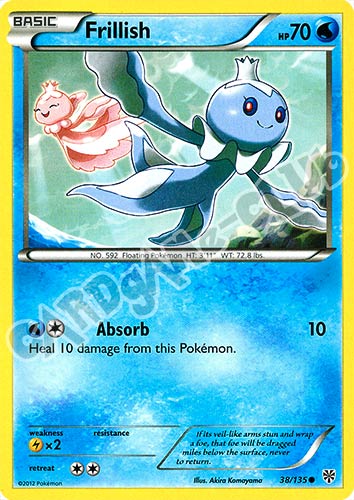 038 / 135 Frillish comune (EN) -NEAR MINT-