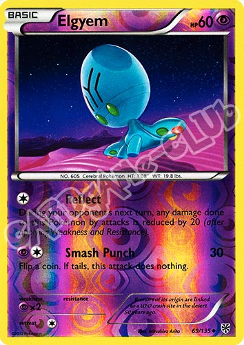 069 / 135 Elgyem non comune foil reverse (EN) -NEAR MINT-