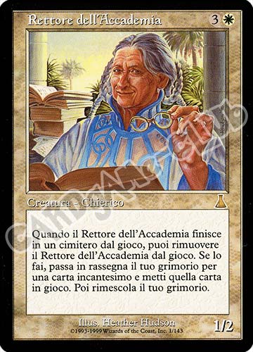 001 / 143 Rettore dell'Accademia rara (IT) -NEAR MINT-