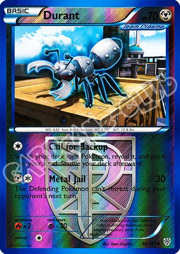 092 / 135 Durant non comune foil reverse (EN) -NEAR MINT-