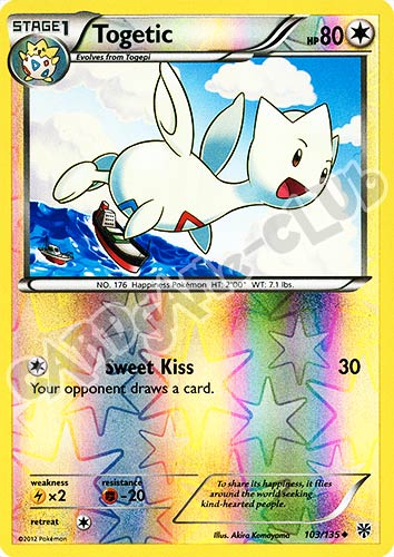 103 / 135 Togetic non comune foil reverse (EN) -NEAR MINT-