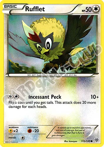 115 / 135 Rufflet comune (EN) -NEAR MINT-