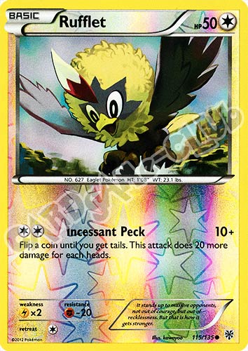 115 / 135 Rufflet comune foil reverse (EN) -NEAR MINT-