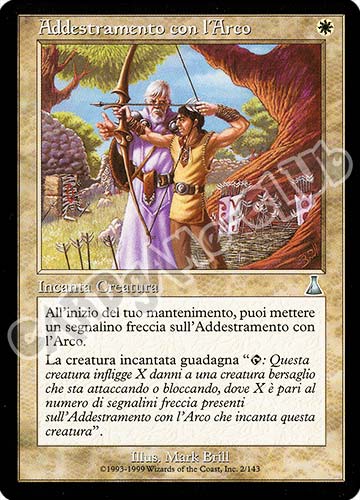 002 / 143 Addestramento con l'Arco non comune (IT) -NEAR MINT-