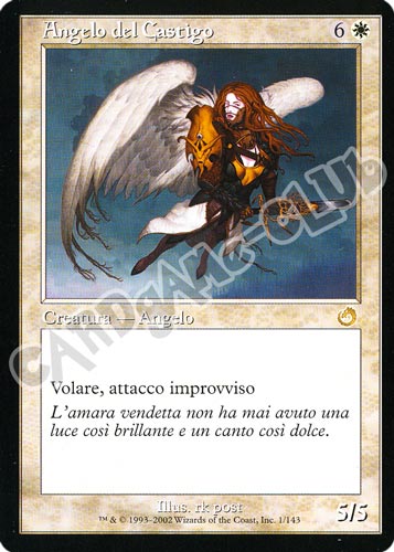 001 / 143 Angelo del Castigo rara (IT) -NEAR MINT-