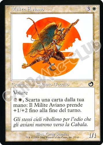 002 / 143 Milite Aviano comune (IT) -NEAR MINT-