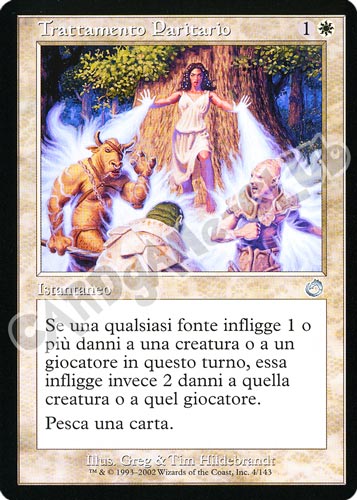 004 / 143 Trattamento Paritario non comune (IT) -NEAR MINT-