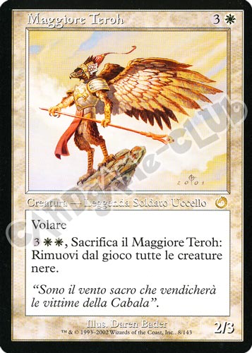008 / 143 Maggiore Teroh rara (IT) -NEAR MINT-