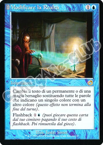 022 / 143 Modificare la Realta' rara (IT) -NEAR MINT-