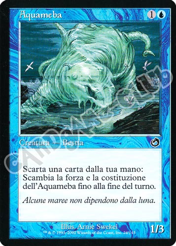 024 / 143 Aquameba comune (IT) -NEAR MINT-