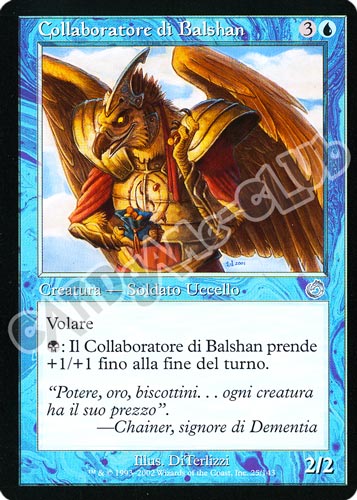 025 / 143 Collaboratore di Balshan non comune (IT) -NEAR MINT-