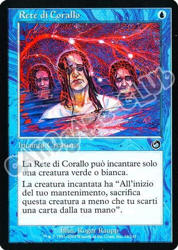 035 / 143 Rete di Corallo comune (IT) -NEAR MINT-