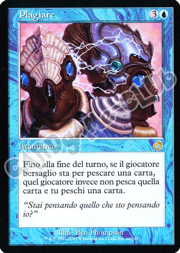 044 / 143 Plagiare rara (IT) -NEAR MINT-