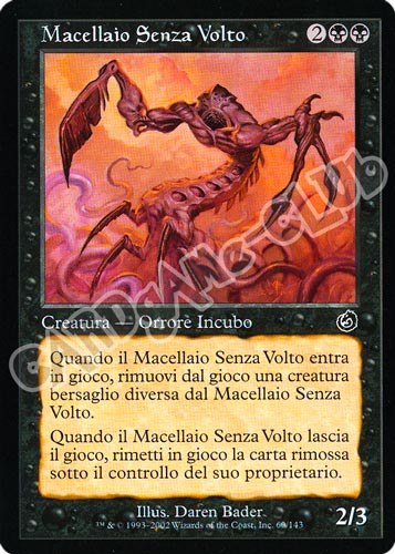 060 / 143 Macellaio Senza Volto comune (IT) -NEAR MINT-