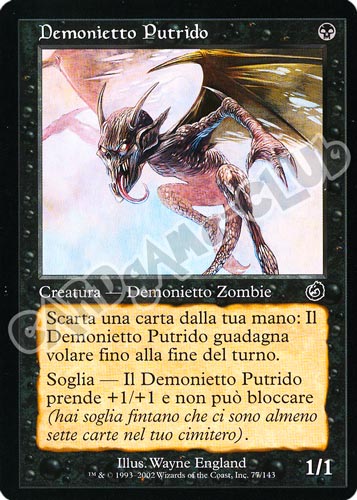 077 / 143 Demonietto Putrido comune (IT) -NEAR MINT-