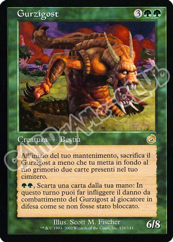 126 / 143 Gurzigost rara (IT) -NEAR MINT-