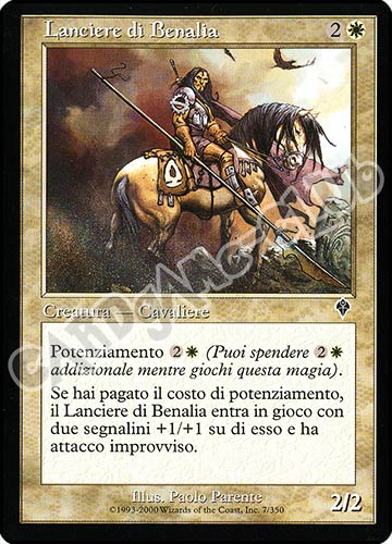 007 / 350 Lanciere di Benalia comune (IT) -NEAR MINT-