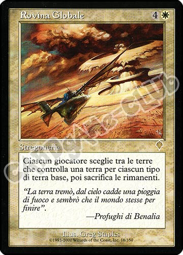 018 / 350 Rovina Globale rara (IT) -NEAR MINT-