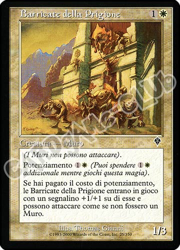 025 / 350 Barricate della Prigione comune (IT) -NEAR MINT-