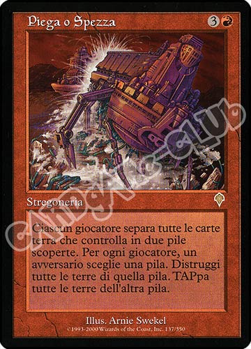 137 / 350 Piega o Spezza rara (IT) -NEAR MINT-