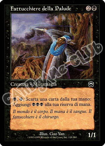 118 / 350 Fattucchiere della Palude comune (IT) -NEAR MINT-