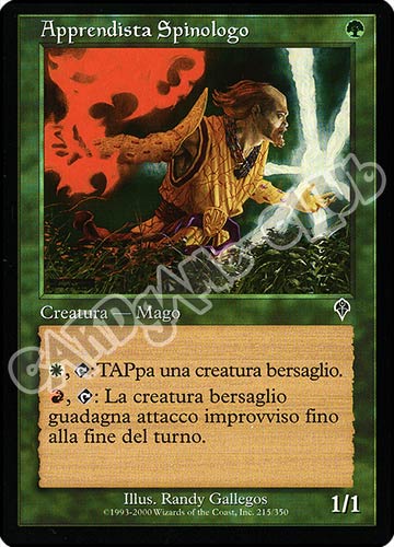 215 / 350 Apprendista Spinologo comune (IT) -NEAR MINT-