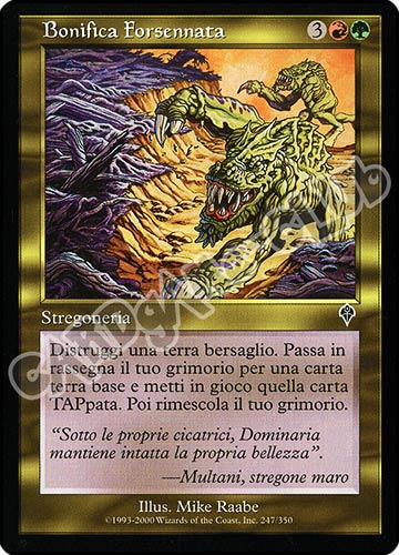 247 / 350 Bonifica Forsennata comune (IT) -NEAR MINT-