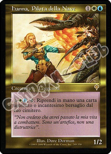 249 / 350 Hanna, Pilota della Nave rara (IT) -NEAR MINT-