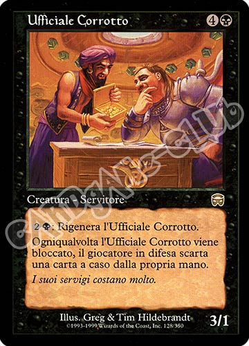 128 / 350 Ufficiale Corrotto rara (IT) -NEAR MINT-