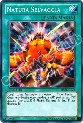 SDOK-IT026 Natura Selvaggia comune 1a Edizione (IT) -NEAR MINT-