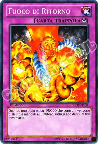 SDOK-IT031 Fuoco di Ritorno comune 1a Edizione (IT) -NEAR MINT-