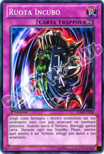 SDOK-IT038 Ruota Incubo comune 1a Edizione (IT) -NEAR MINT-