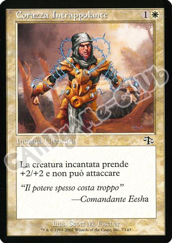 007 / 143 Corazza Intrappolante comune (IT) -NEAR MINT-