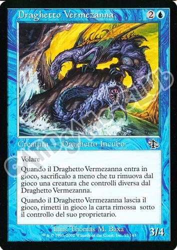 057 / 143 Draghetto Vermezanna comune (IT) -NEAR MINT-