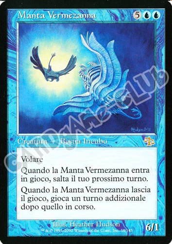 058 / 143 Manta Vermezanna rara (IT) -NEAR MINT-