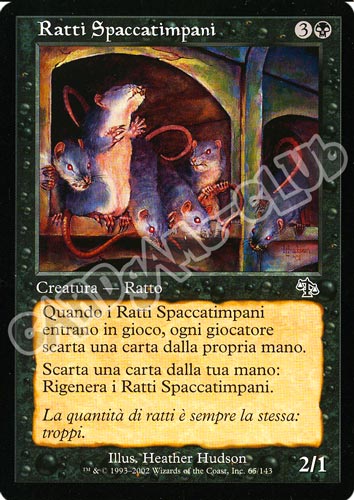 065 / 143 Ratti Spaccatimpani comune (IT) -NEAR MINT-