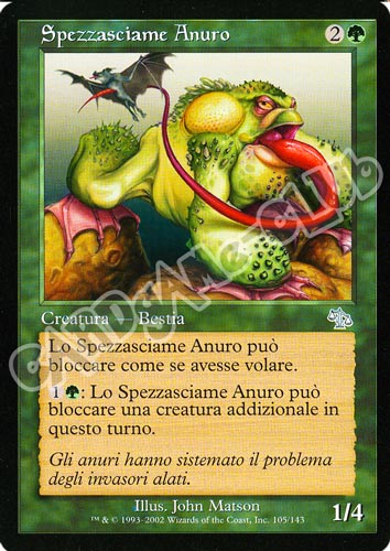 105 / 143 Spezzasciame Anuro non comune (IT) -NEAR MINT-