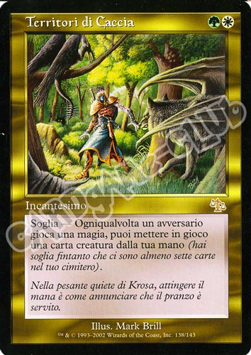 138 / 143 Territori di Caccia rara (IT) -NEAR MINT-