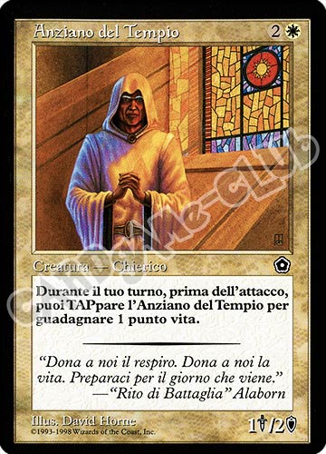 Anziano del Tempio non comune (IT) -NEAR MINT-