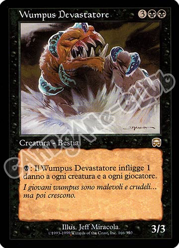 166 / 350 Wumpus Devastatore rara (IT) -NEAR MINT-