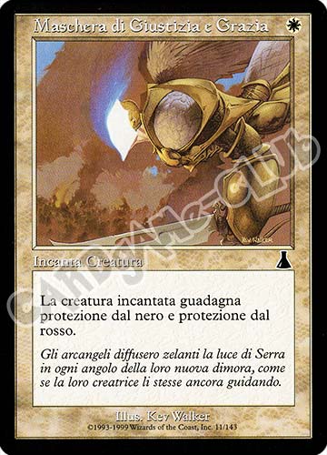 011 / 143 Maschera di Giustizia e Grazia comune (IT) -NEAR MINT-