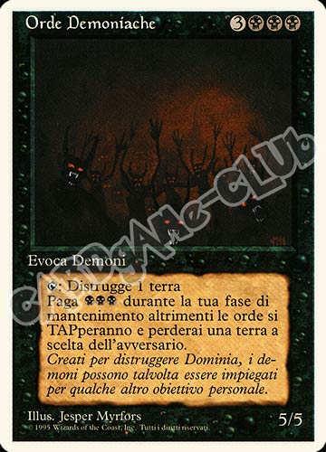 Orde Demoniache rara (IT) -NEAR MINT-