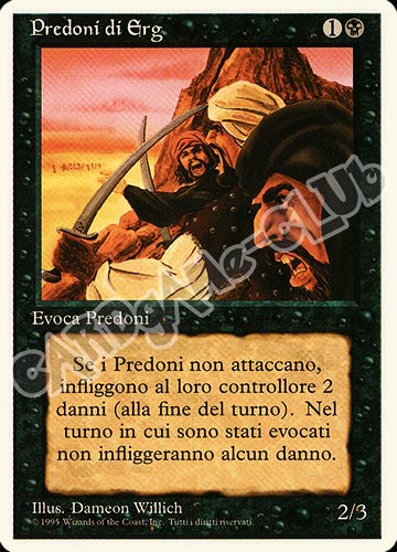 Predoni di Erg comune (IT) -NEAR MINT-