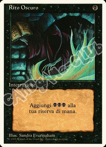 Rito Oscuro comune (IT) -NEAR MINT-