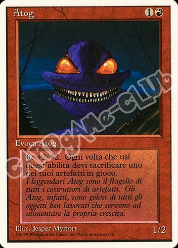 Atog comune (IT) -NEAR MINT-