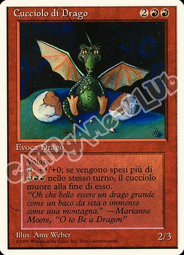 Cucciolo di Drago non comune (IT) -NEAR MINT-