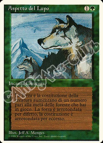 Aspetto del Lupo rara (IT) -NEAR MINT-