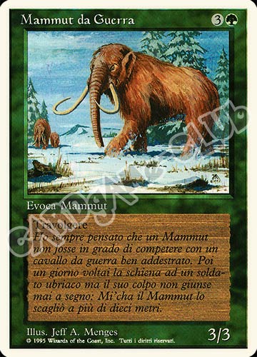 Mammut da Guerra comune (IT) -NEAR MINT-