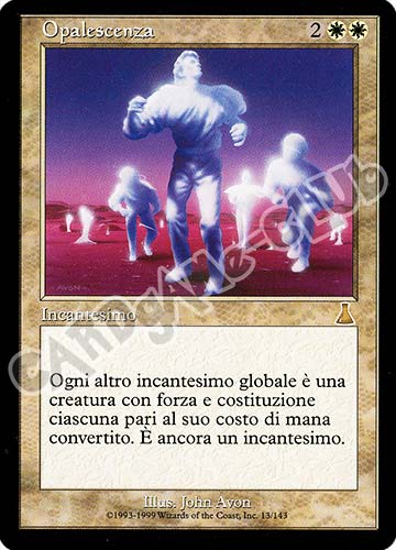 013 / 143 Opalescenza rara (IT) -NEAR MINT-