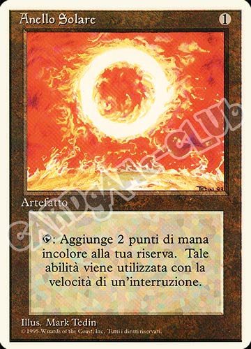 Anello Solare non comune (IT) -NEAR MINT-